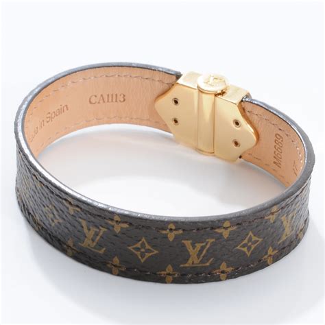 louis vuitton monogram nano bracelet|louis Vuitton Monogram bracelet silver.